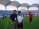 Dr. Wang and Head Coach of Chinese Women's Team